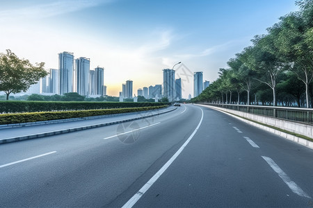 宽阔的道路宽阔道路高清图片