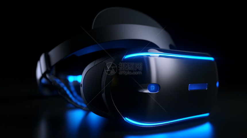 高科技感的VR眼镜图片
