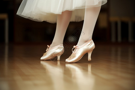 芭蕾舞女孩背景图片