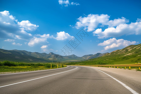 无人区道路宽阔道路高清图片