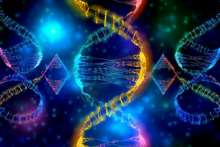 DNA与医学背景图片