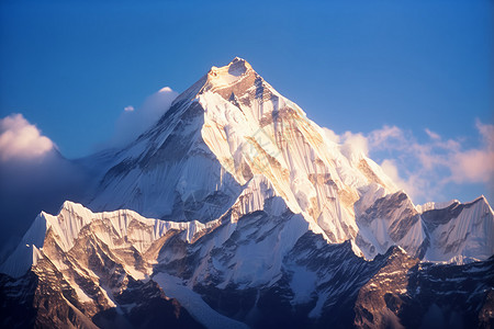 壮丽的山峰背景图片