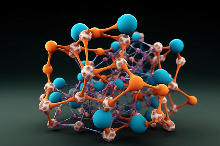 化学分子背景图片