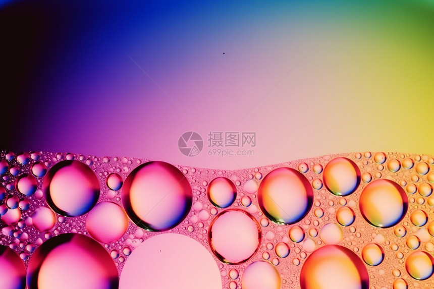 彩虹气泡图片
