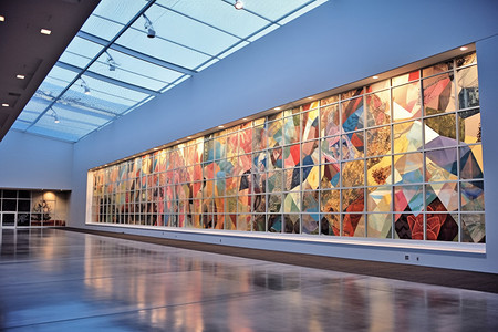 现代艺术馆背景图片