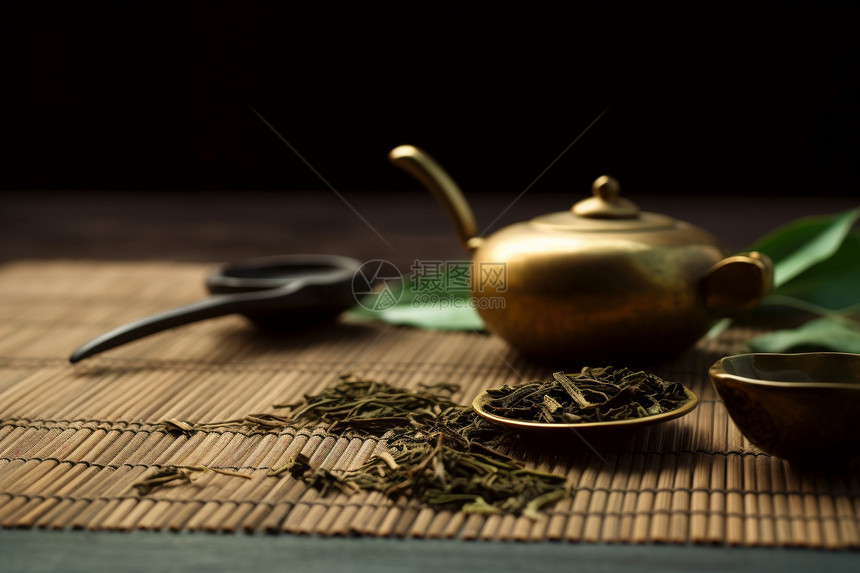 醇厚清香的绿茶图片