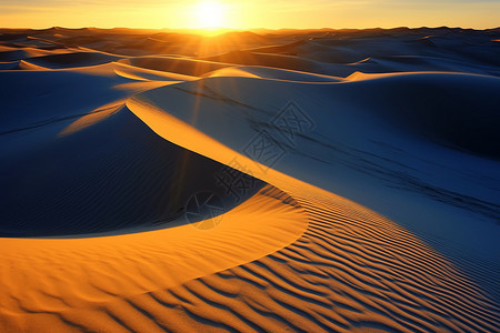 金灿灿的沙子背景图片