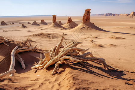 公园枯木砂岩沙漠图片