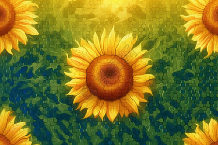 向阳花背景图图片