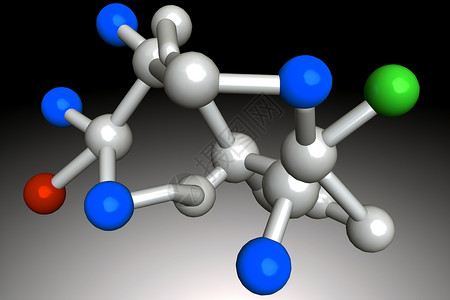 丙氨酸氨基酸的分子结构设计图片