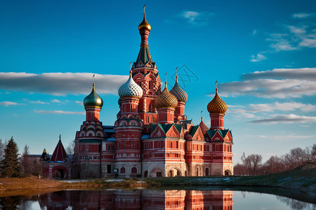 青春旅程俄罗斯建筑城堡背景