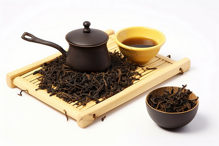 小壶中国元素茶道背景