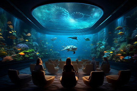 3D虚拟成像技术展示海底世界图片