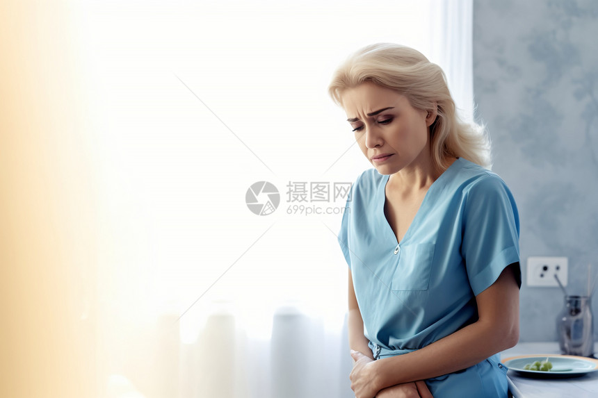 痛苦的女人图片