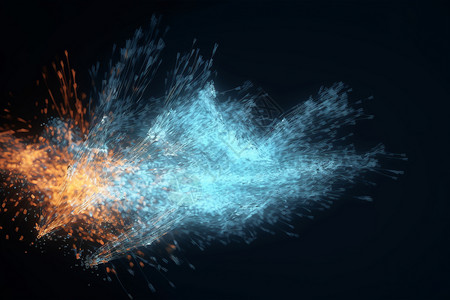 发散金属刺发散的火花创意背景设计图片