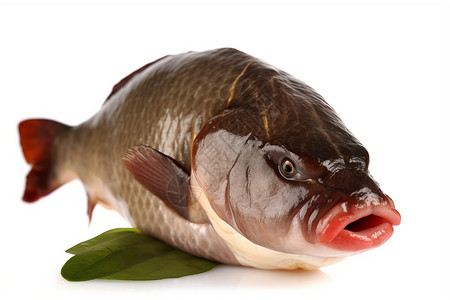 红嘴的大鱼背景图片