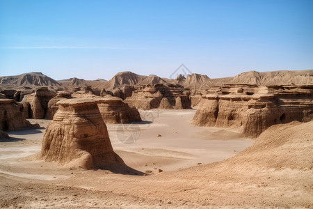 可怕的样子地质公园的样子背景