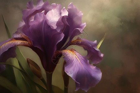 紫色的郁金香背景图片