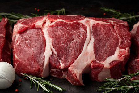 牛肉大块大块猪腿肉背景
