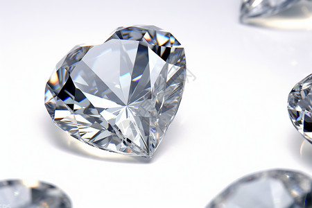 钻石形状边框形状的钻石背景