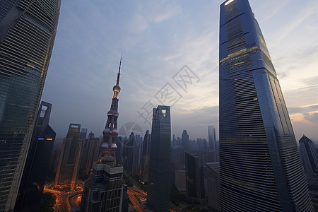 城市摩天大楼背景图片