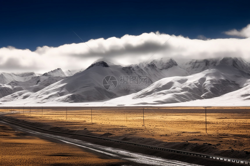 雪山风景图片