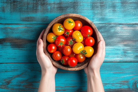健康饮食的西红柿图片