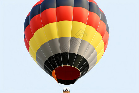 刺激运动热气球背景图片