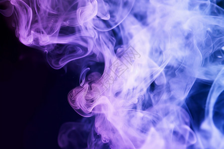 紫色的烟雾背景图片