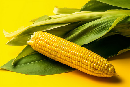 营养健康的玉米图片