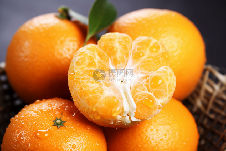 美味的橘子图片