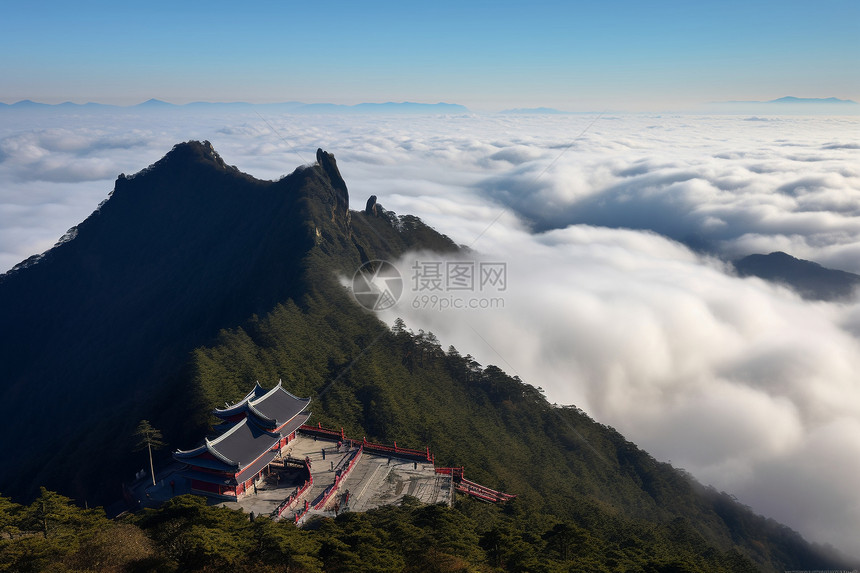 浪漫美丽的云海图片