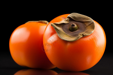 成熟的柿子果实图片