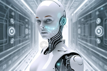 未来数字情报技术机器人图片