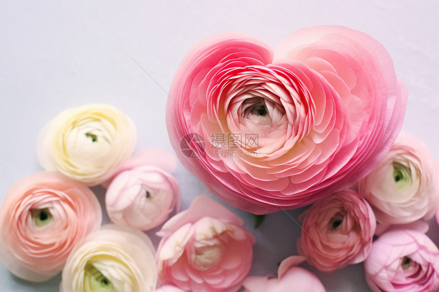 唯美的粉色玫瑰图片