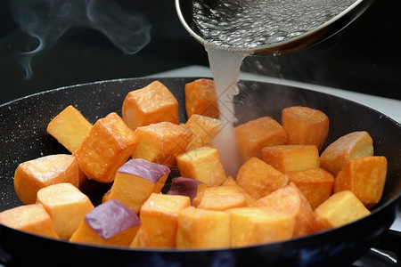 烹饪红薯糖水图片