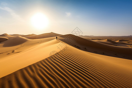 绵延的沙丘背景图片