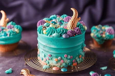 甜品生日蛋糕外观漂亮的美味蛋糕设计图片