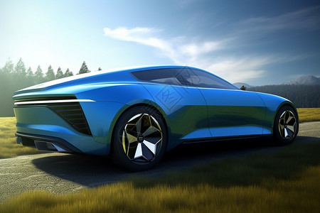 新能源电动汽车背景图片