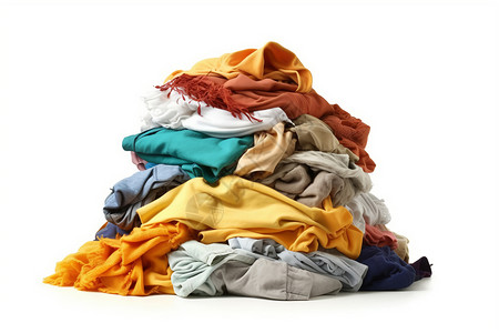 一堆脏衣服各式各样的衣服设计图片