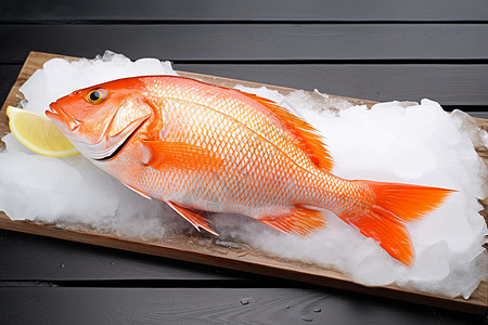 海鲜大能做美味食物的鱼设计图片