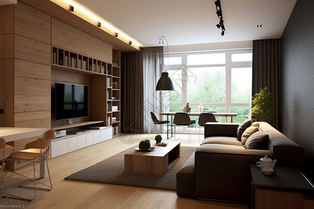 现代家居客厅设计背景图片