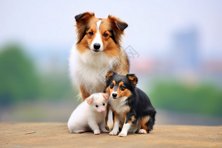 母狗和狗仔宠物母狗高清图片