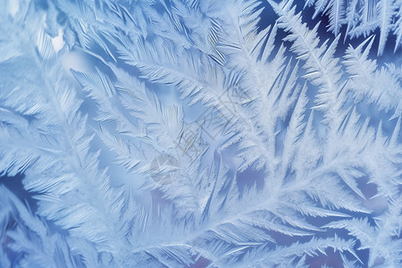 窗户下雪气候水晶玻璃设计图片