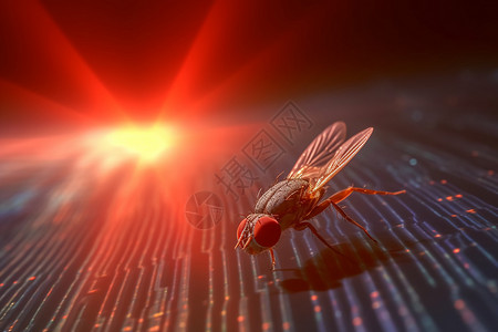 一只苍蝇向光源扑去的飞蛾设计图片