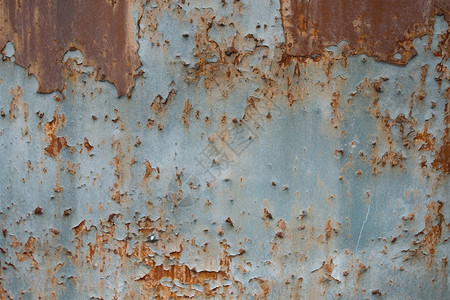 生锈的墙壁铁锈氧化的高清图片