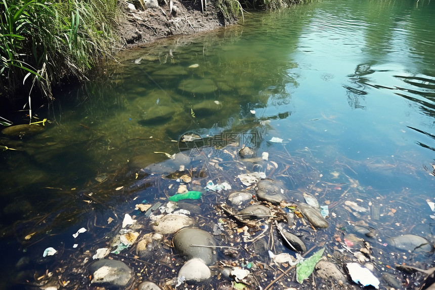 河水污染的问题图片