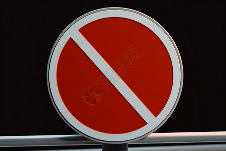 信号标识红色的交通标志背景