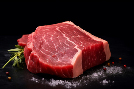 唇齿留香的牛肉背景图片