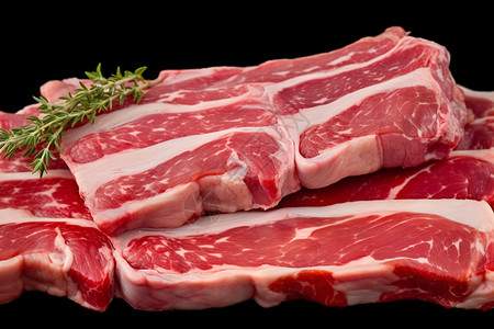 红色的羊肉脂肪牛肉高清图片